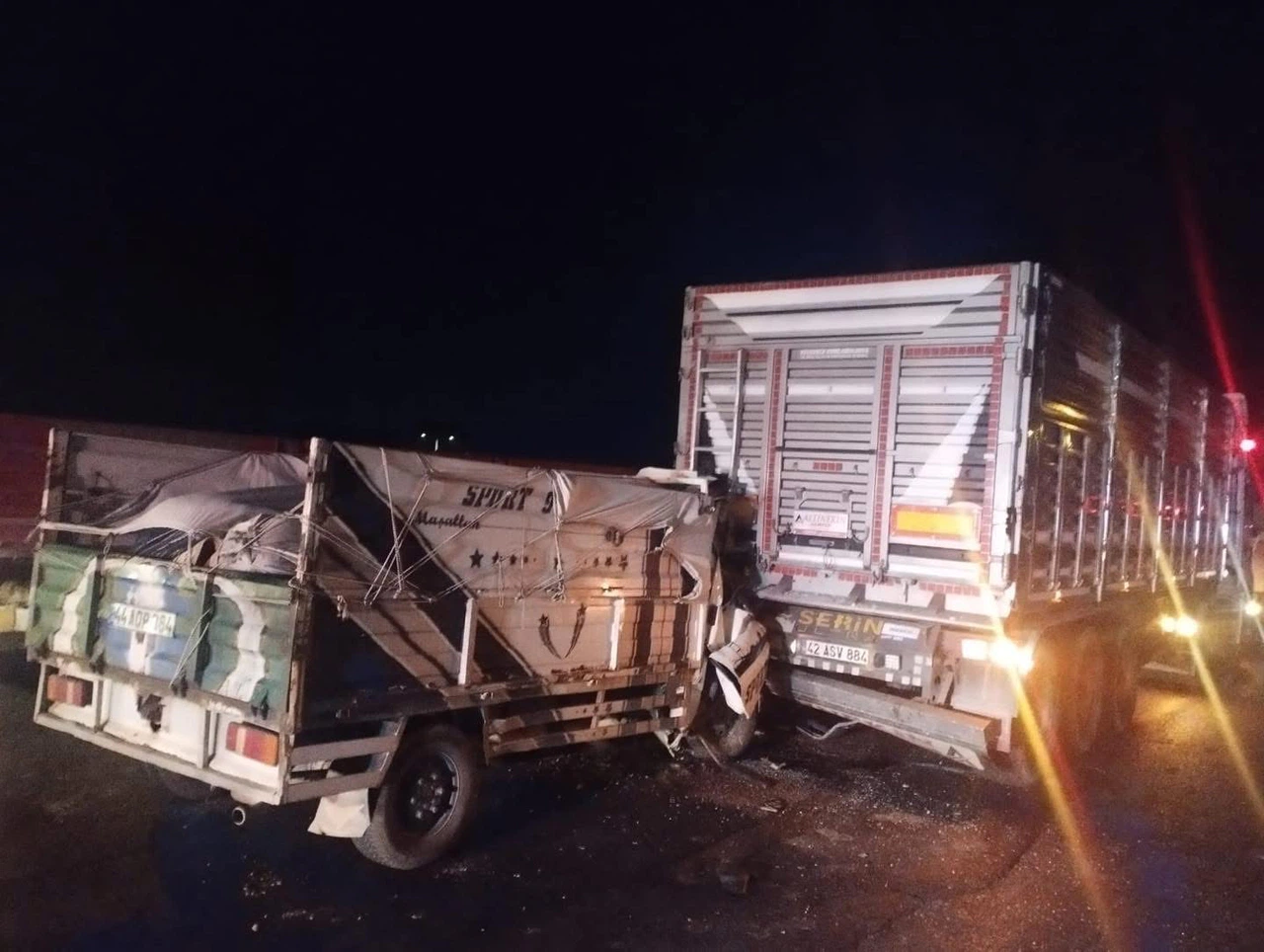 Ereğli-Konya Yolu’nda feci kaza! 1 ağır yaralı