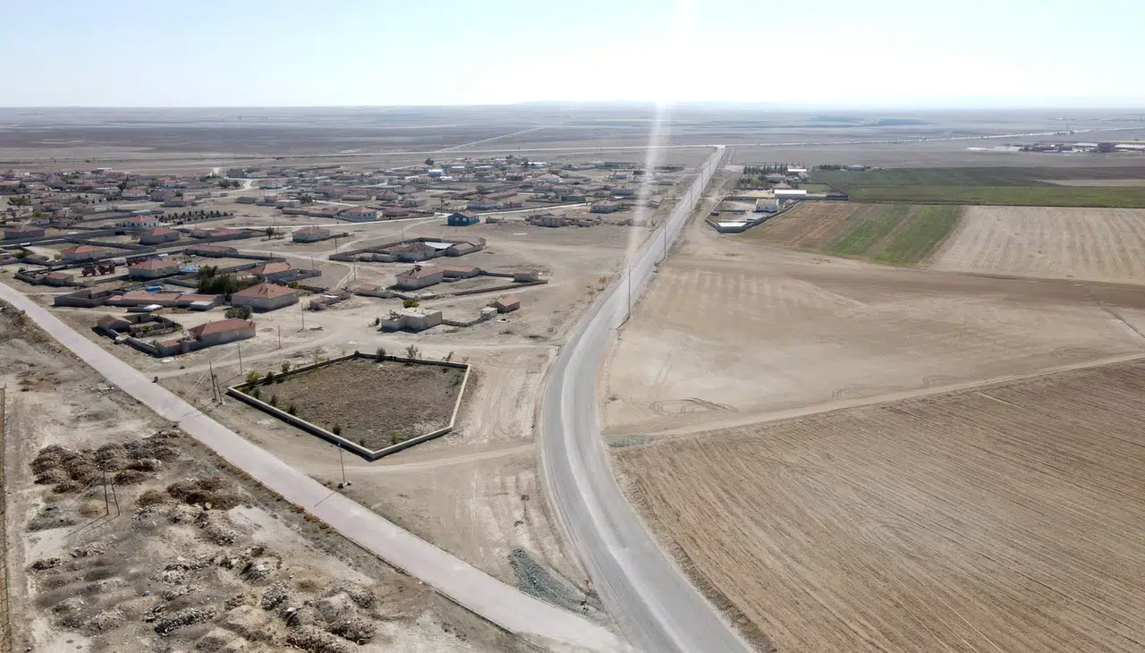 Konya'daki tehlikeli yol baştan aşağı yenilendi!