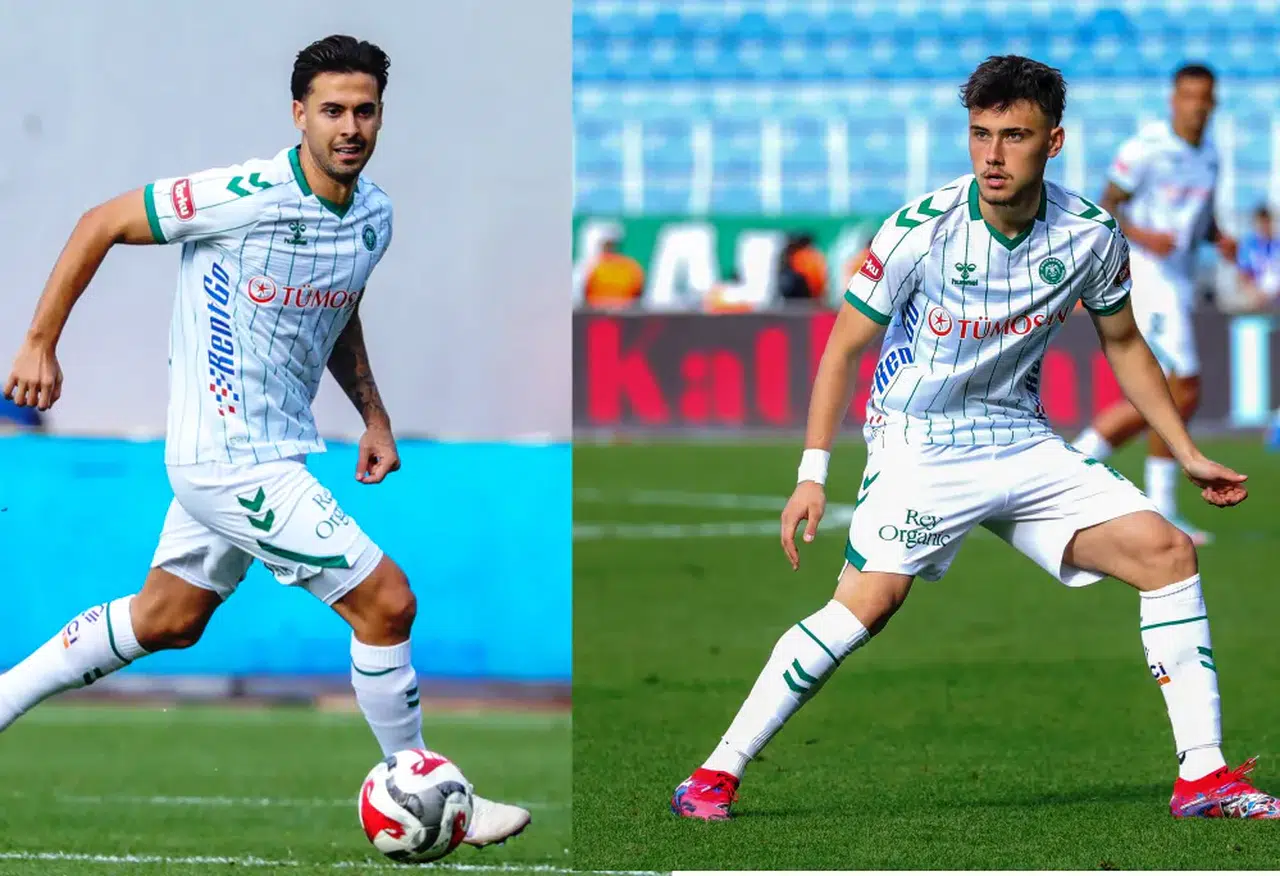 Konyasporlu iki oyuncu, sezonun ilk maçına çıktı