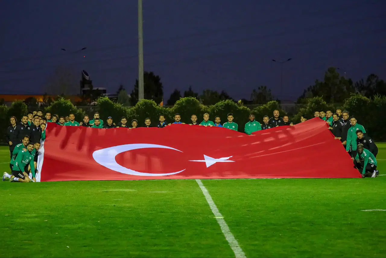 Konyaspor'da Cumhuriyet Bayramı kutlandı
