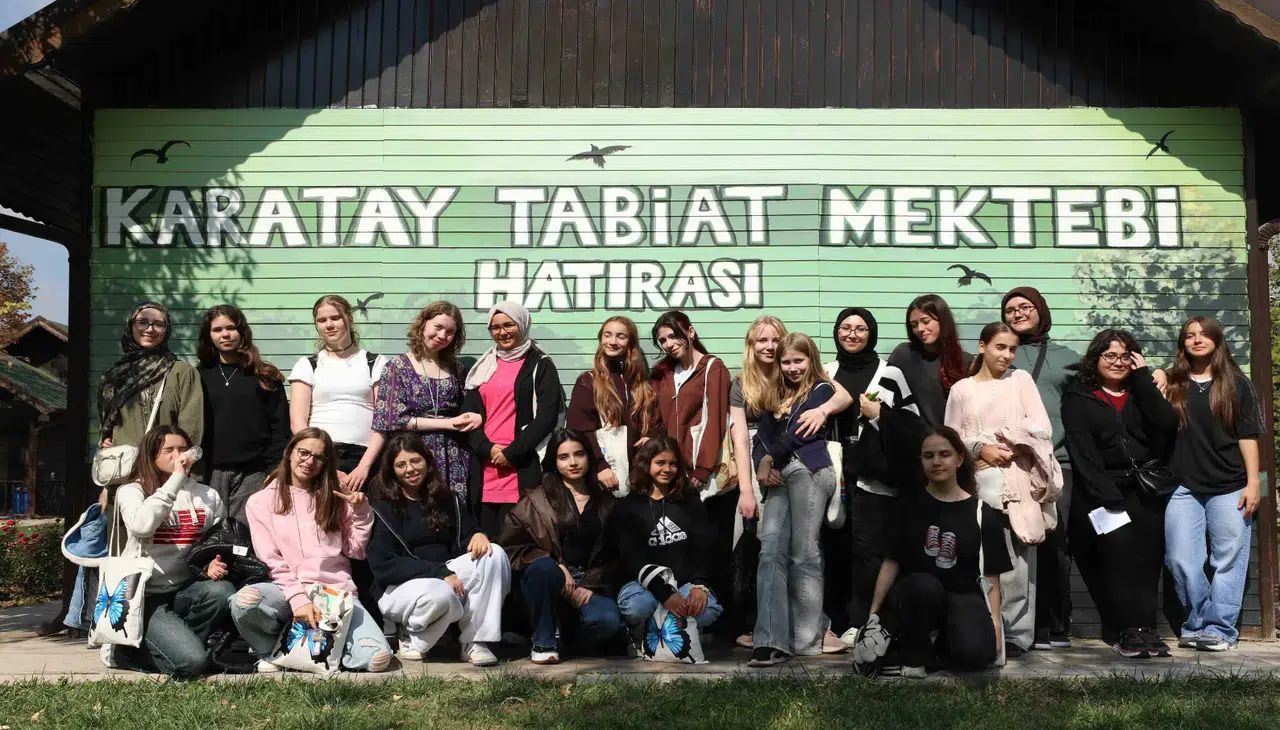 Karatay Tabiat Mektebi, Avrupa’dan gelen öğrencilere ilham verdi!