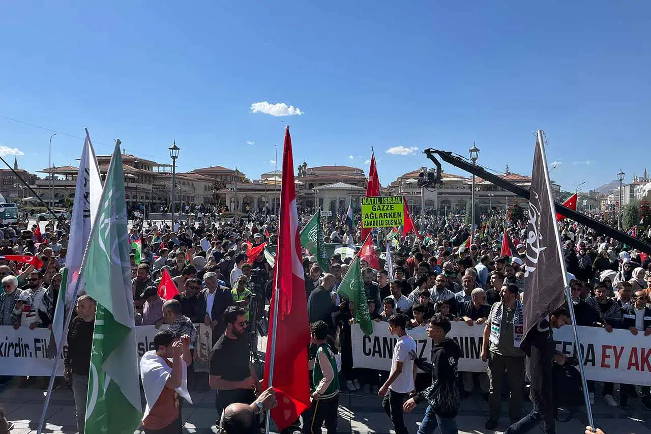 Konya’da ‘Gazze İçin Kararlılık Yürüyüşü’ yapıldı
