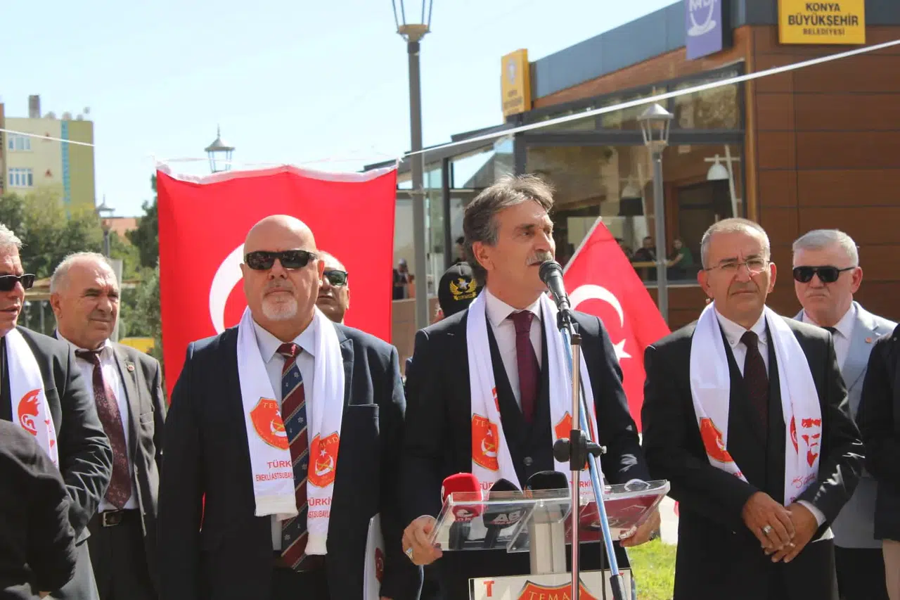 Emekli Astsubaylardan Konya’da güçlü mesaj