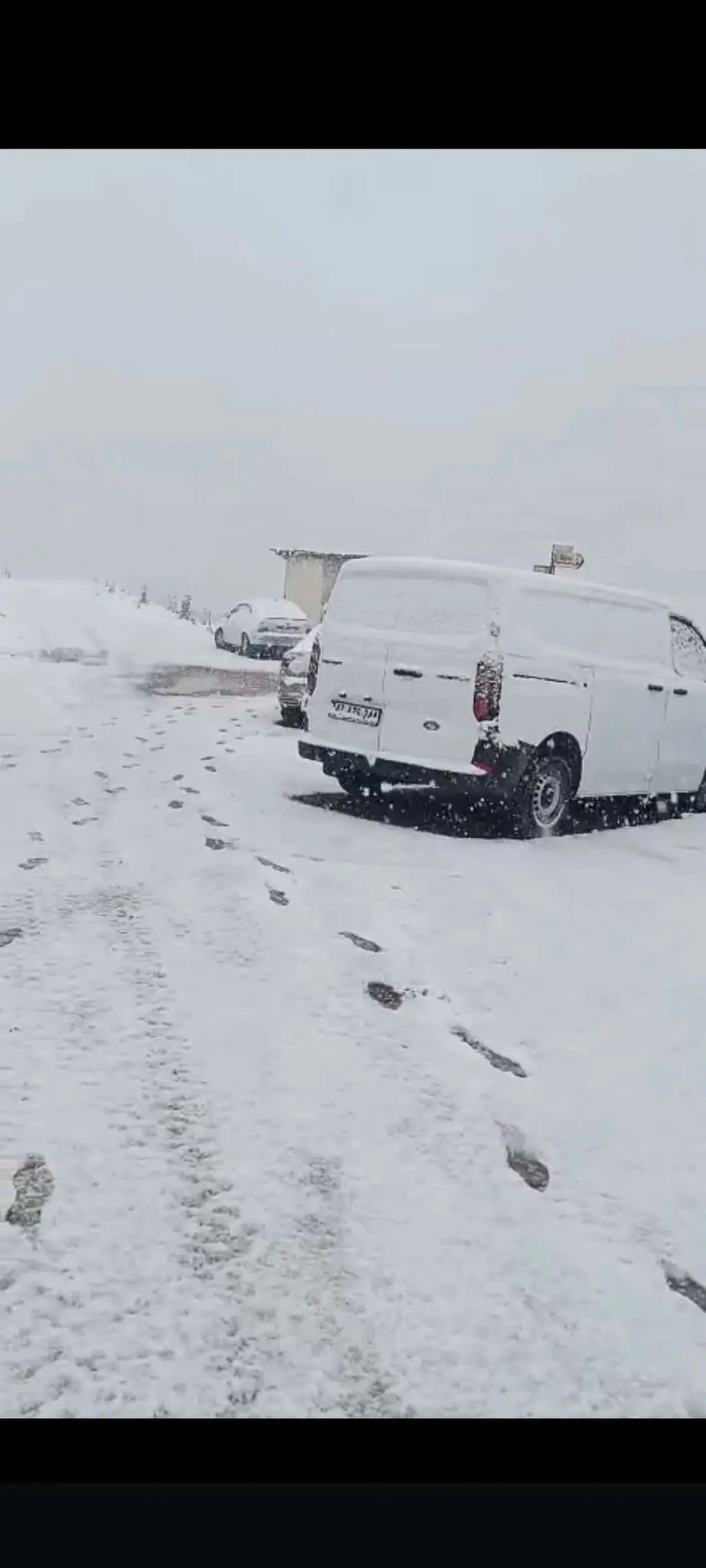 Konya güne karla uyandı! İlk kar oraya düştü
