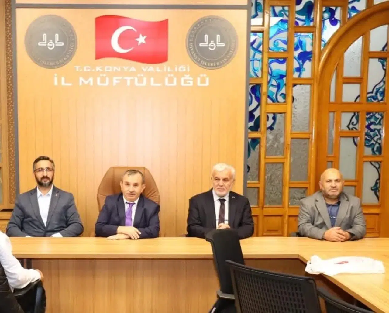 Konya’da hükümlülerden dikkat çeken ziyaret