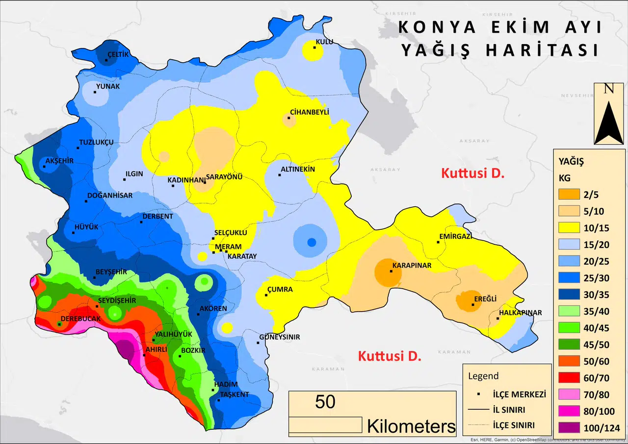 Konya’da 1980’den bu yana hava durumunda bir ilk bu yıl yaşandı