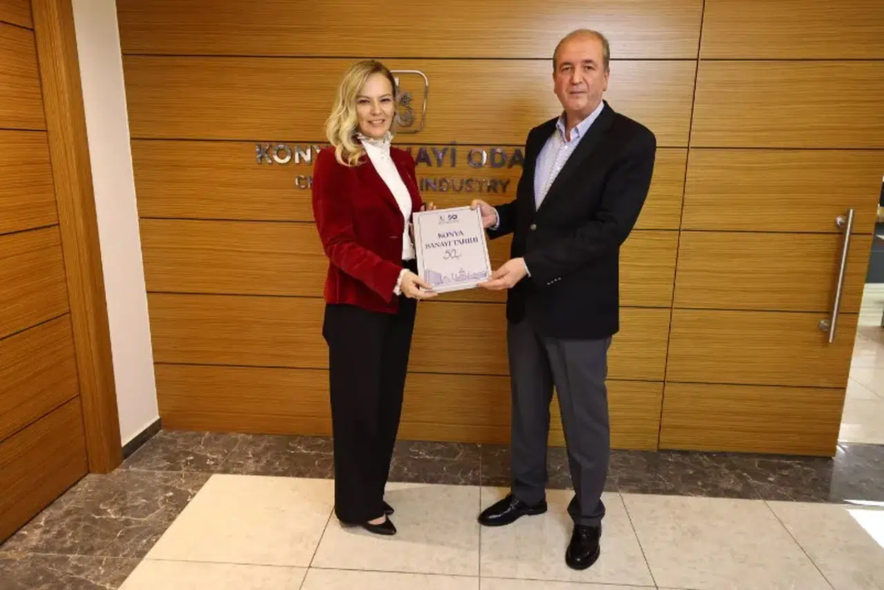 GİFED Başkanı Eroğlu, Konya Sanayi Odası’nı ziyaret etti