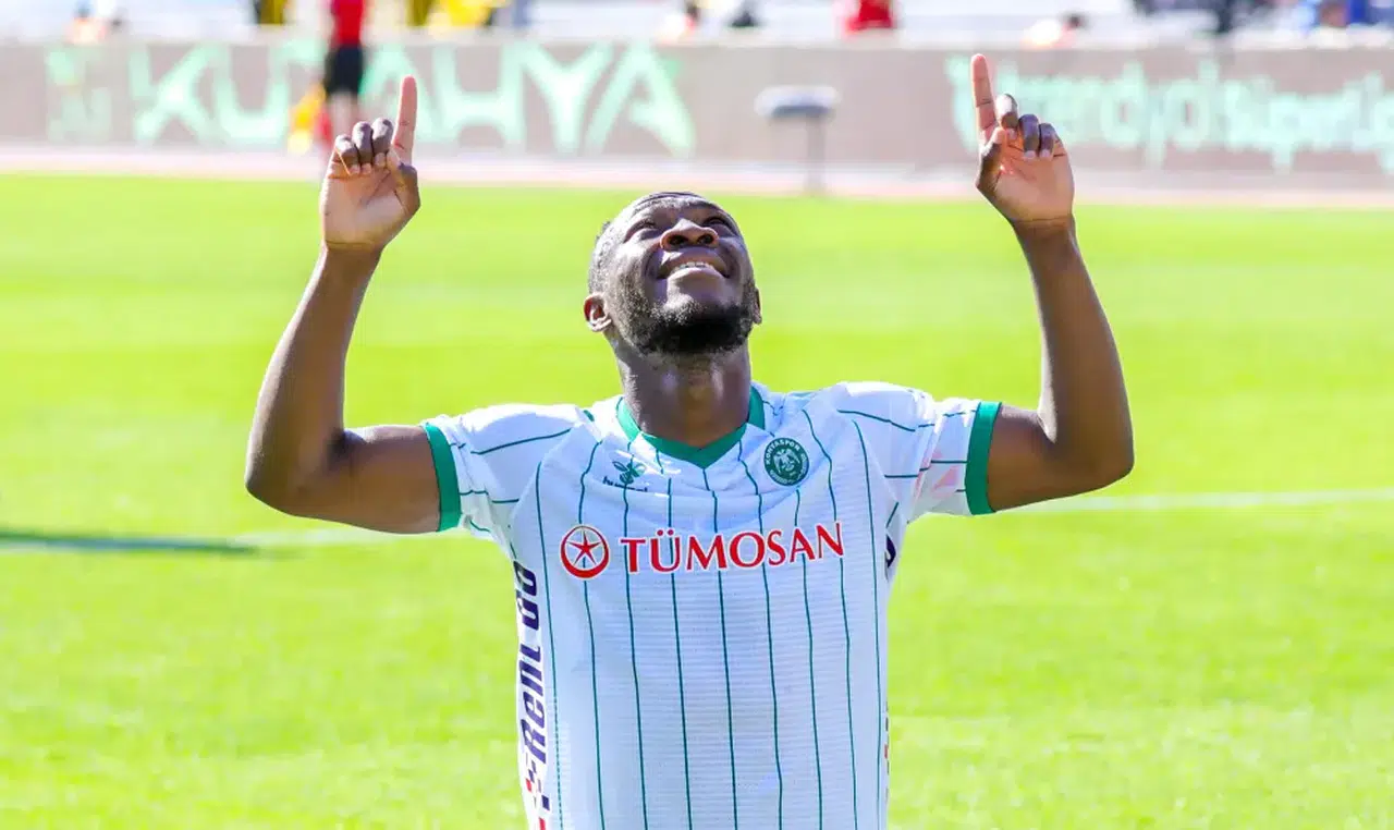 Konyaspor’da ilk golünü atan Muleka: "Eksik yönleri geliştirmeliyiz"