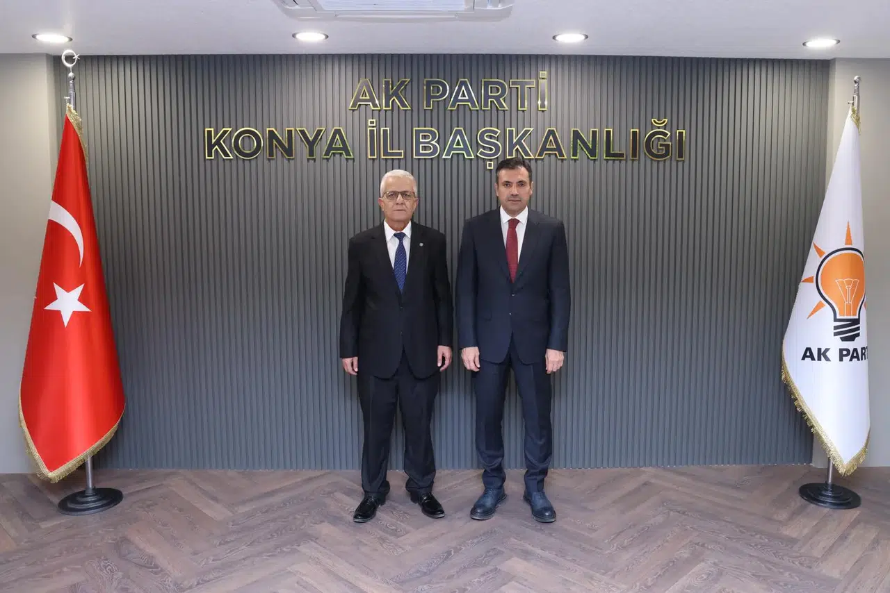 Konya’da Polis Emeklileri'nden AK Parti İl Başkanı'na ziyaret!