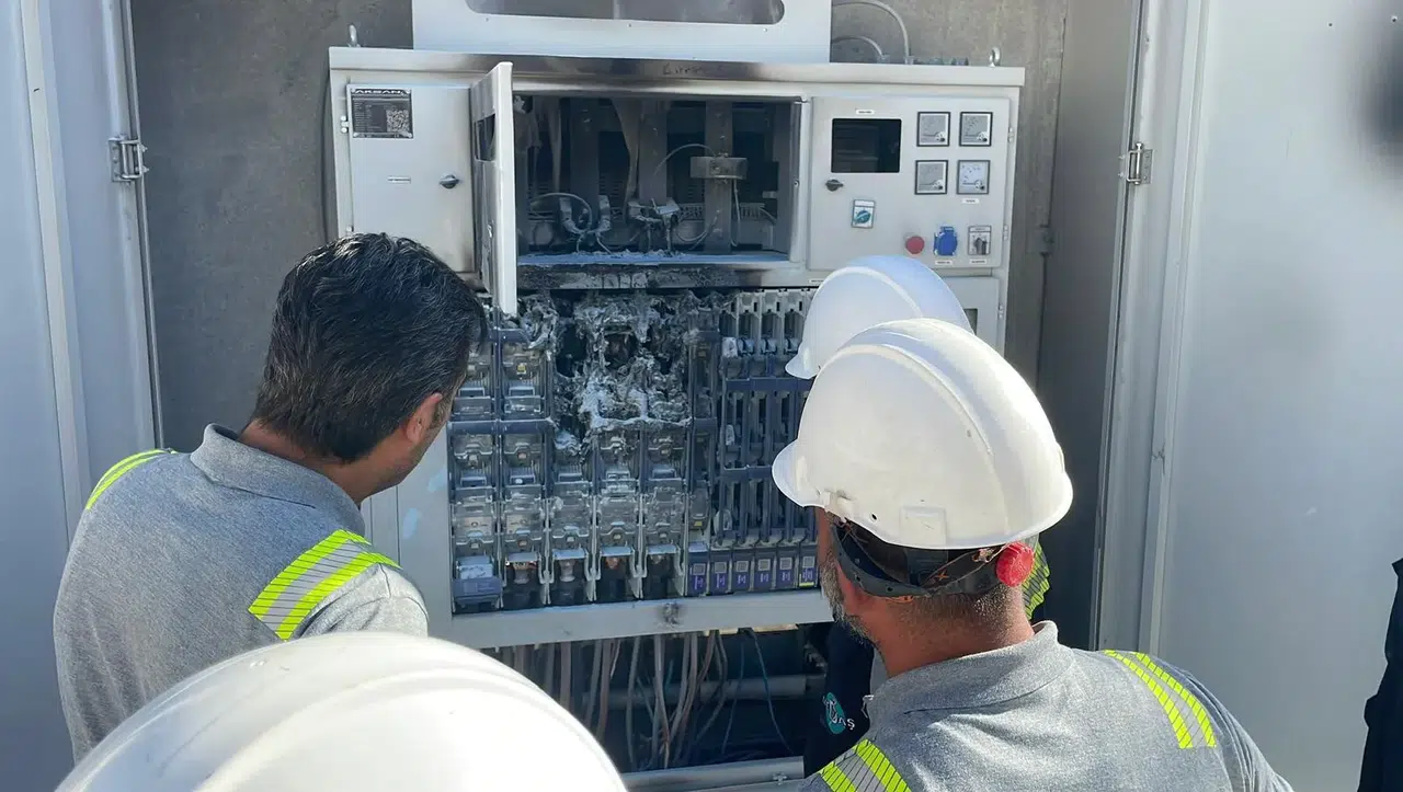 Karaman’da elektrik trafosunda çıkan yangın korkuttu