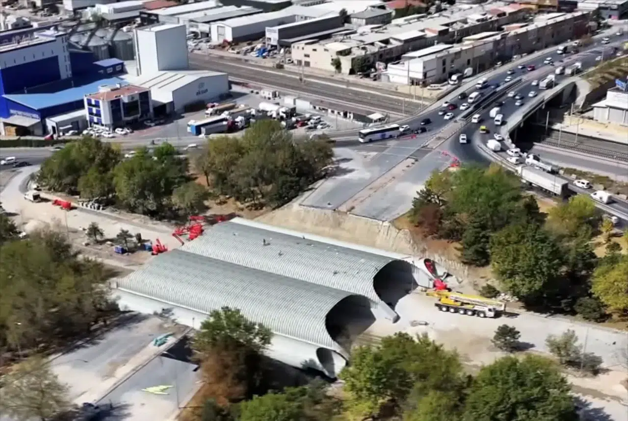 Konya’nın merkez caddesine tünel yapıldı
