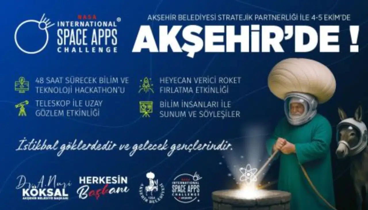 Akşehir’de uzay ve teknoloji tutkunları için büyük maraton başlıyor!