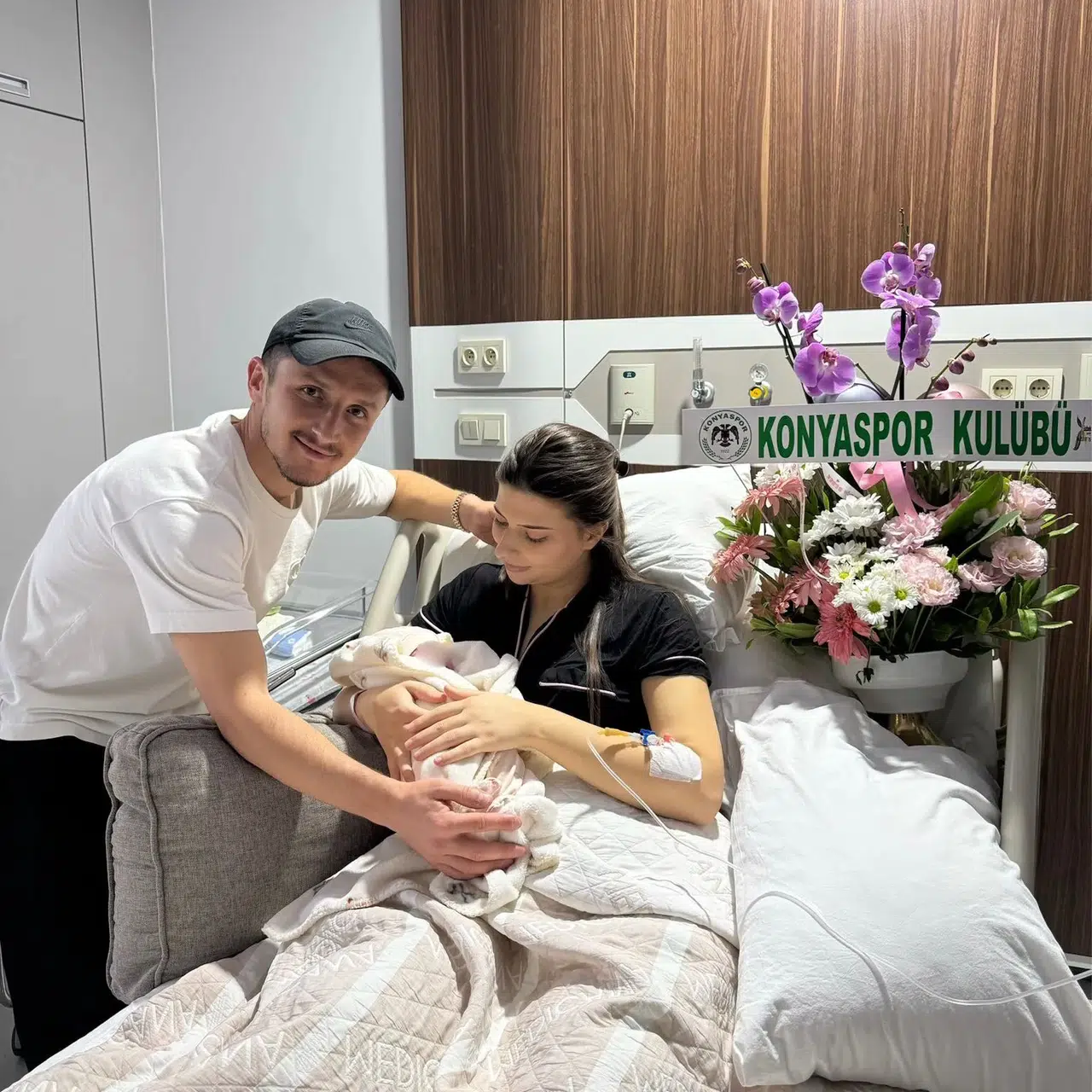 Konyaspor’un Makedon oyuncusu babalık heyecanı yaşadı