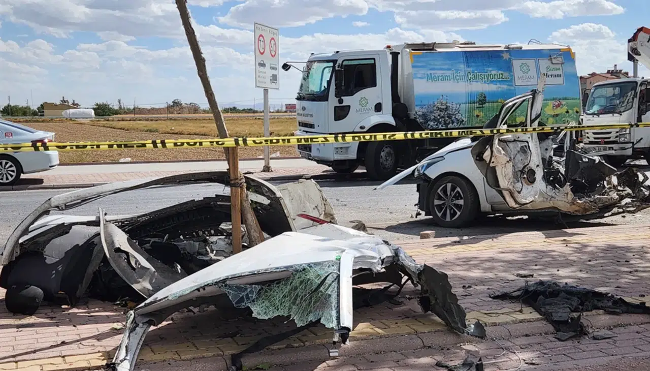 Konya’da öğretmene çarpan aracın hızı 229 kilometre çıktı!