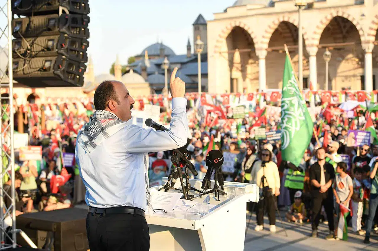 Konya, Filistin için tek yürek olacak! Başkan Altay'dan Konyalılara davet