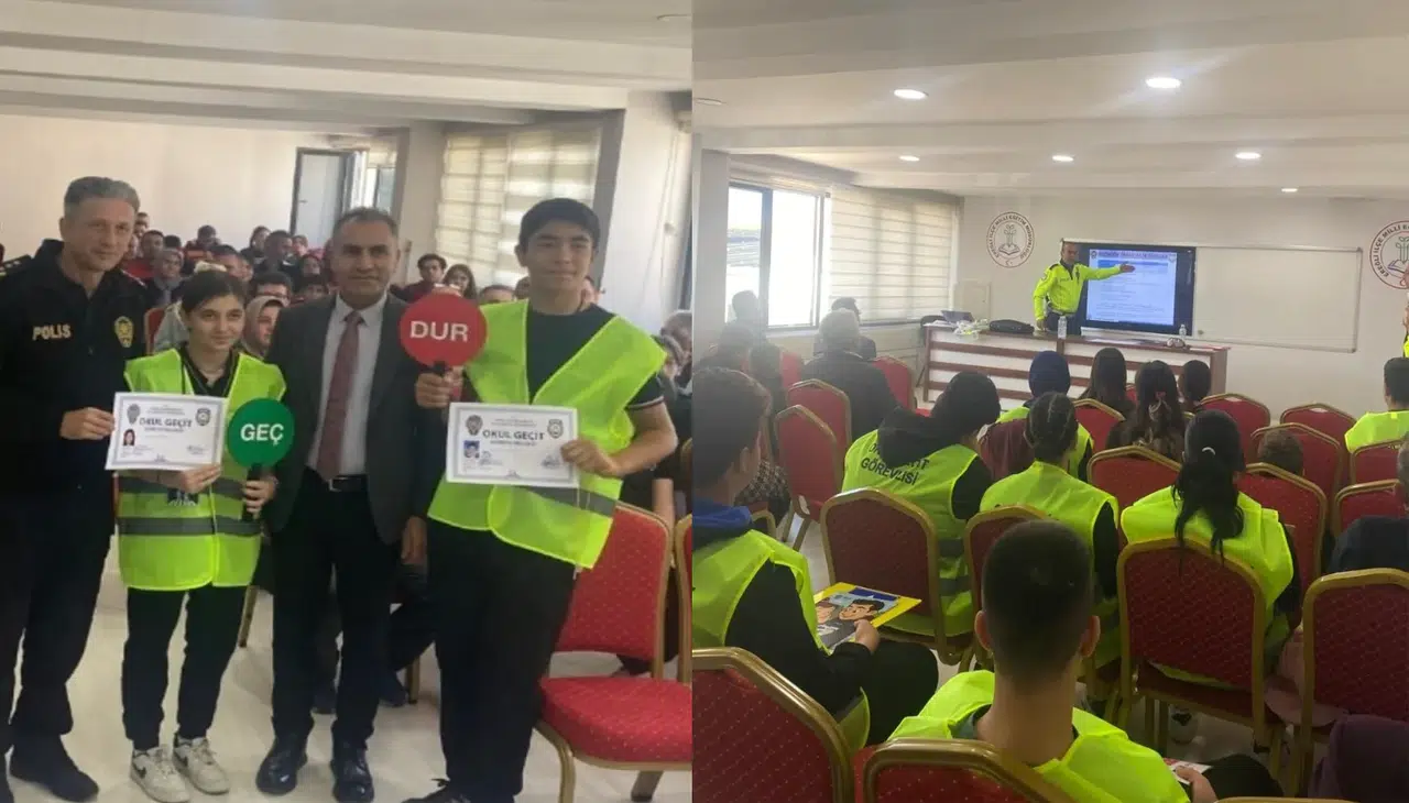 Konya'da öğrenci ve velilerle trafik bilinci güçlendirildi