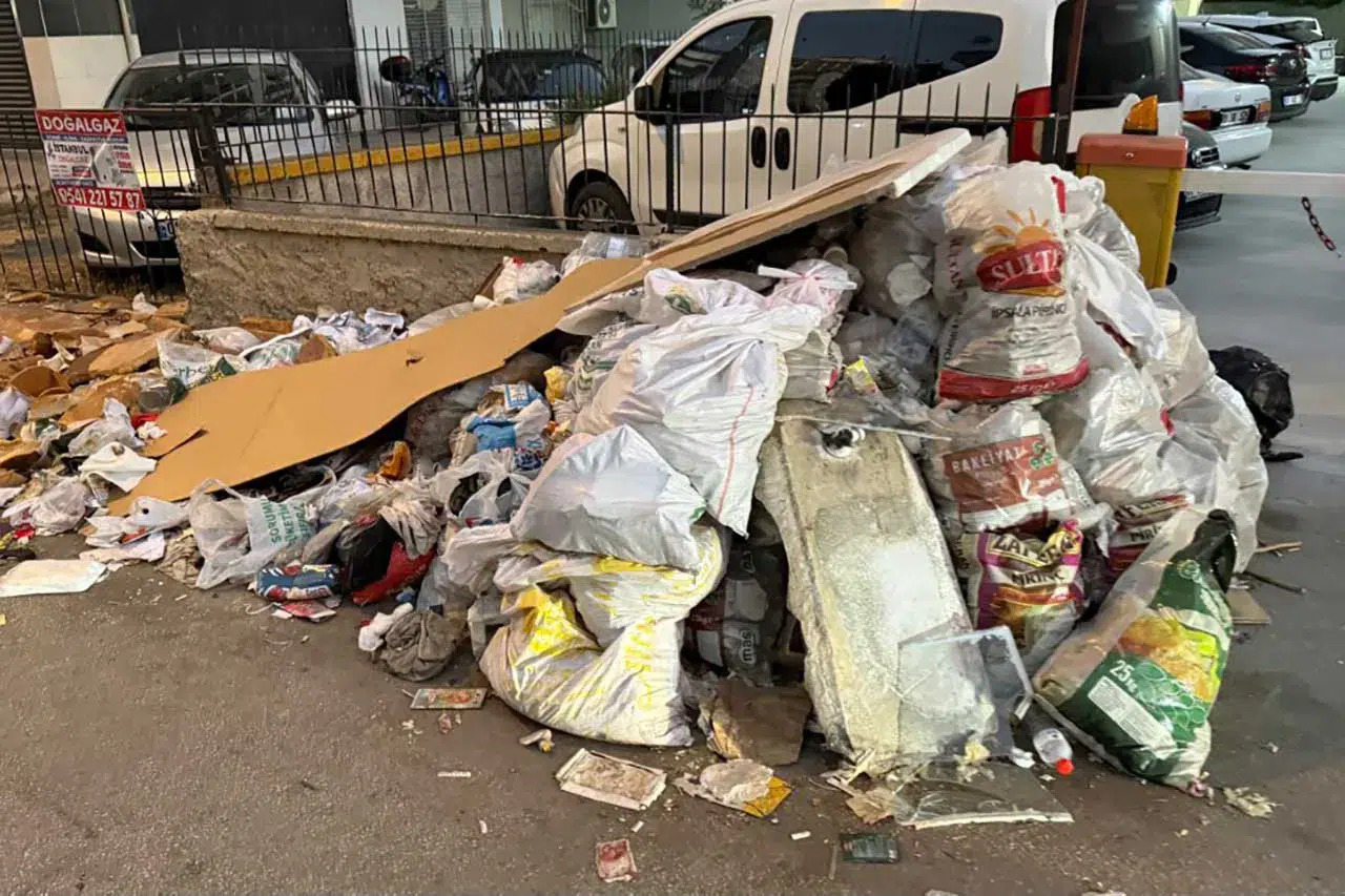 Konteynerler doldu taştı! Kötü kokular mahalleyi sardı