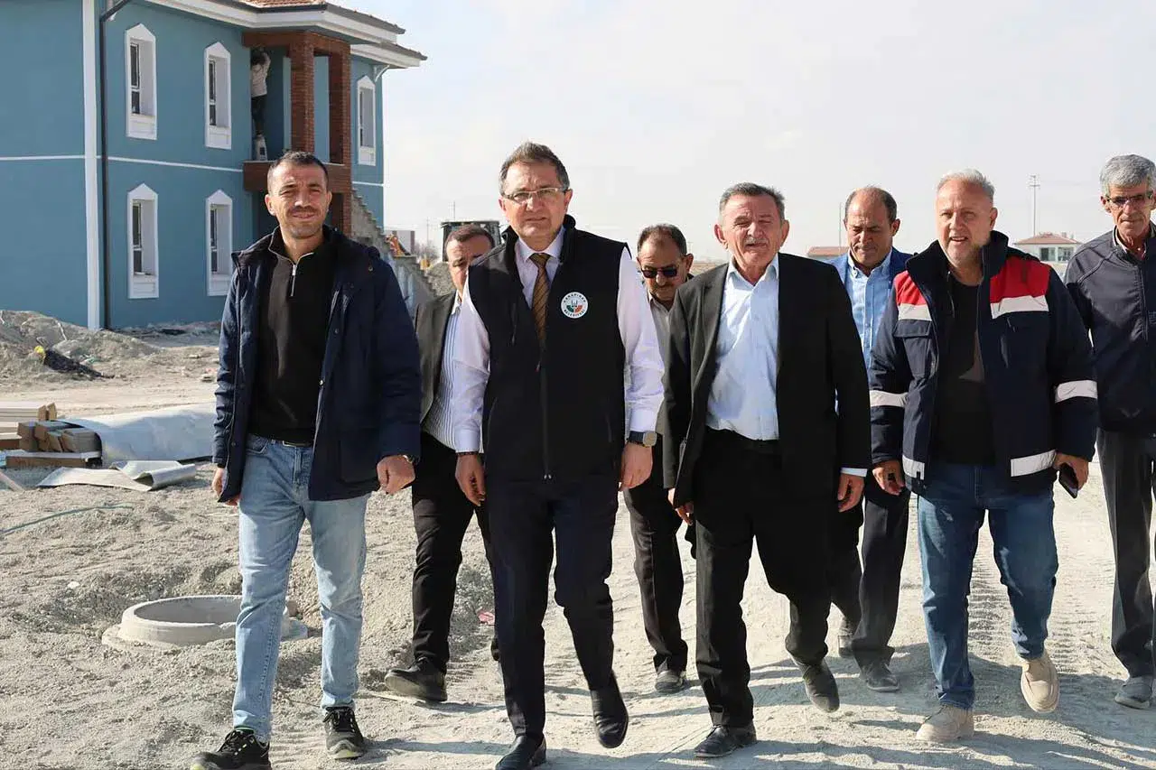 Konya'daki TOKİ çalışmalarında son durum! Başkan çalışmaları inceledi