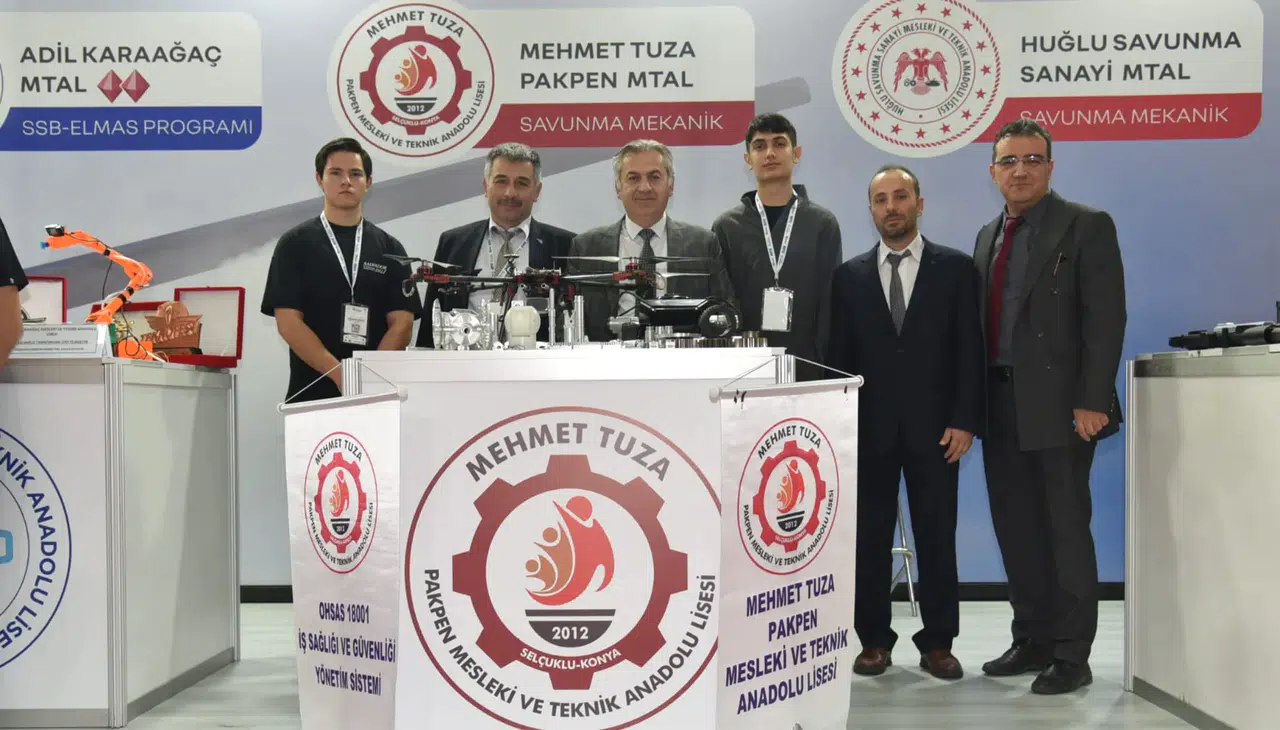 8. Konya Savunma Sanayi Buluşmaları’nda okul stantları ilgi gördü!