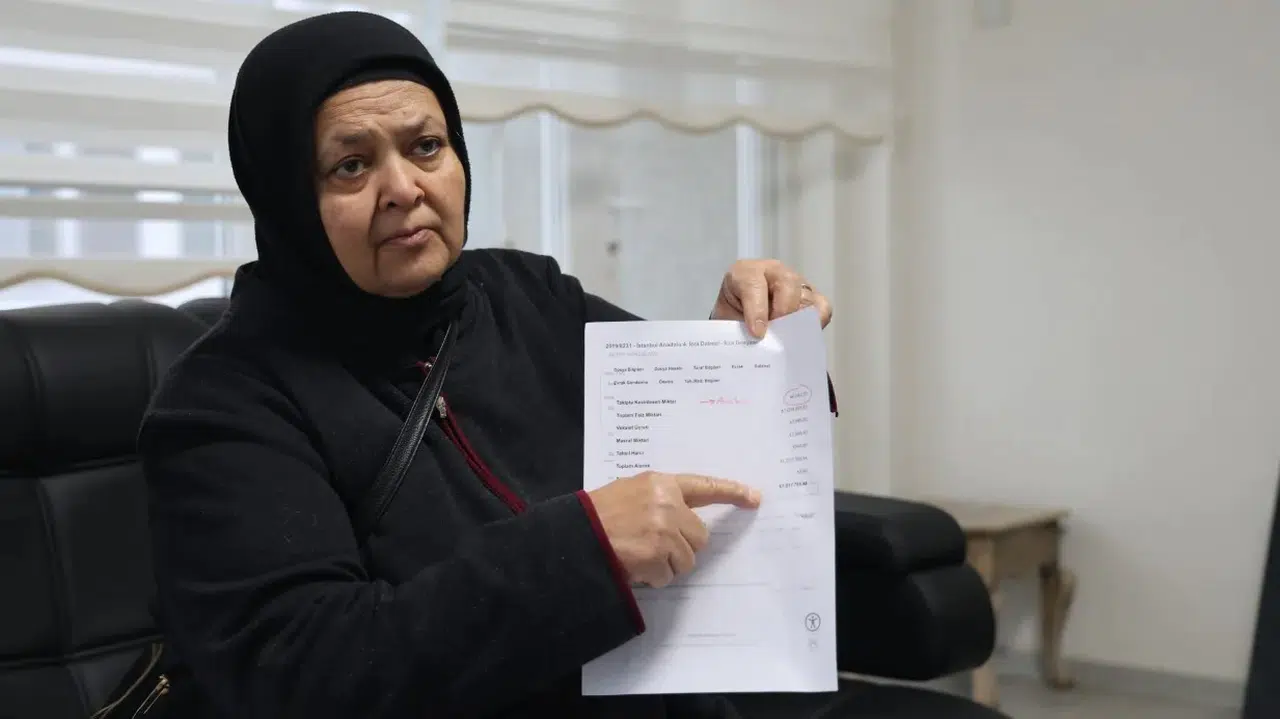 Eşi ölen kadın hukuk mücadelesi başlattı! 6 bin TL'lik alışverişe 1 milyonluk icra