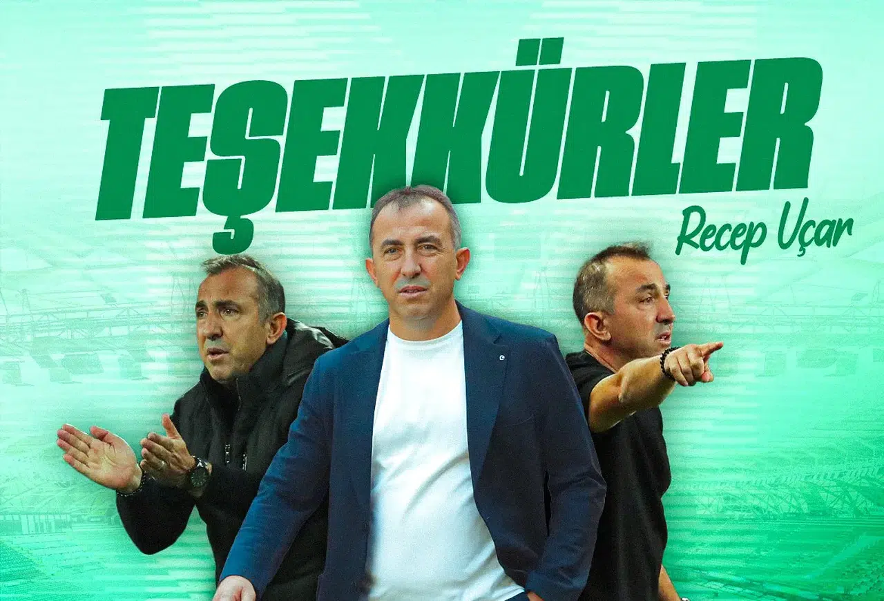 Konyaspor'dan Recep Uçar'a teşekkür
