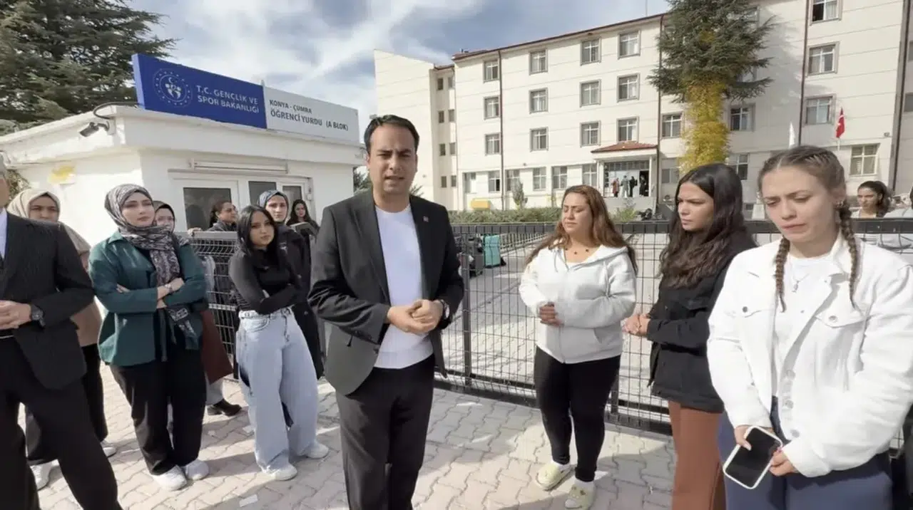 Konya’da depreme dayanıksız yurt tahliye edildi! Öğrenciler isyan etti