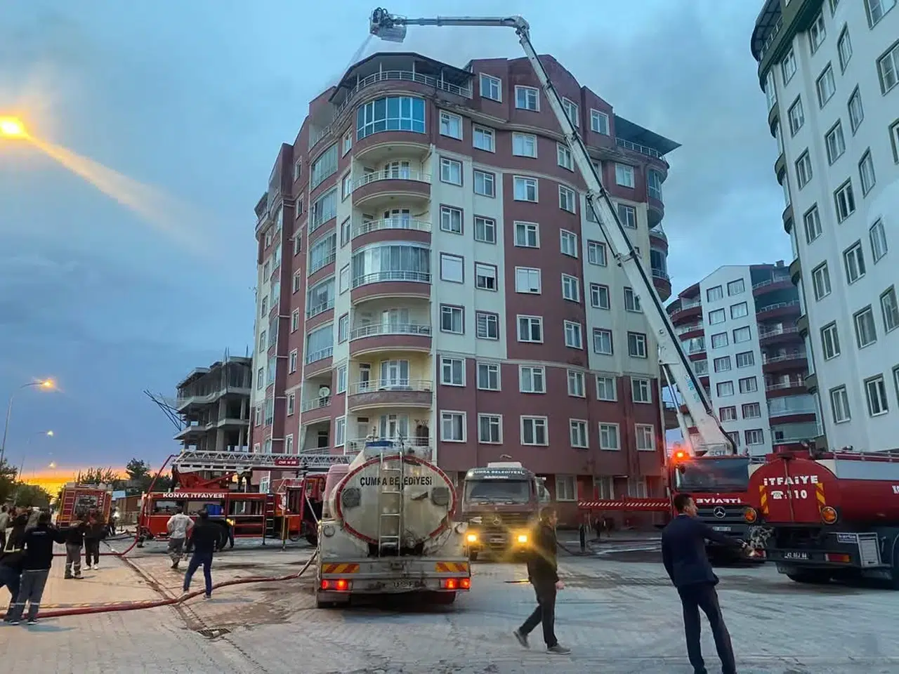 Çumra’da yangın sonrası sosyal medya karıştı! Belediyeden flaş açıklama