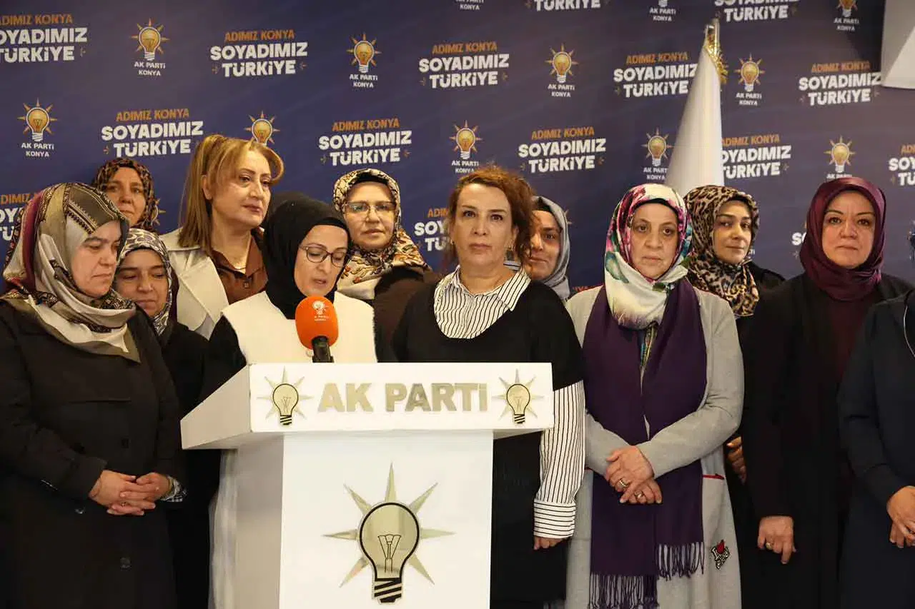 AK Parti Konya Kadın Kolları: "Kadına şiddet kabul edilemez!"
