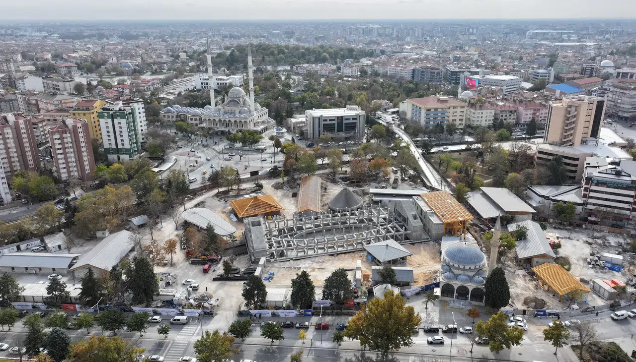 Konya Şehir Kütüphanesi inşaatında sona yaklaşıldı!