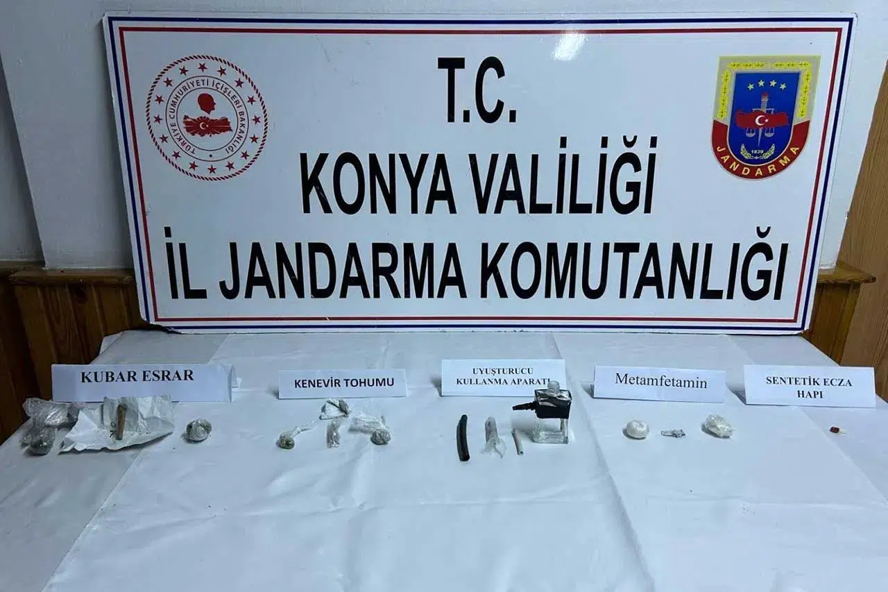 Konya Ereğli’de uyuşturucu baskını! Zehir taciri jandarmadan kaçamadı