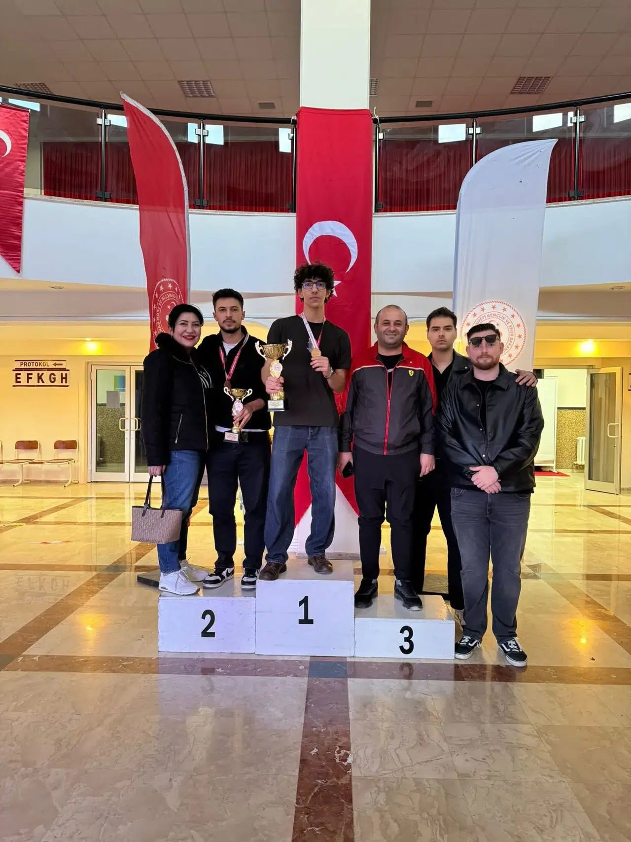 Konya İdeal Öğrenci Yurtları yine zirvede!  Şampiyonlar kürsüde