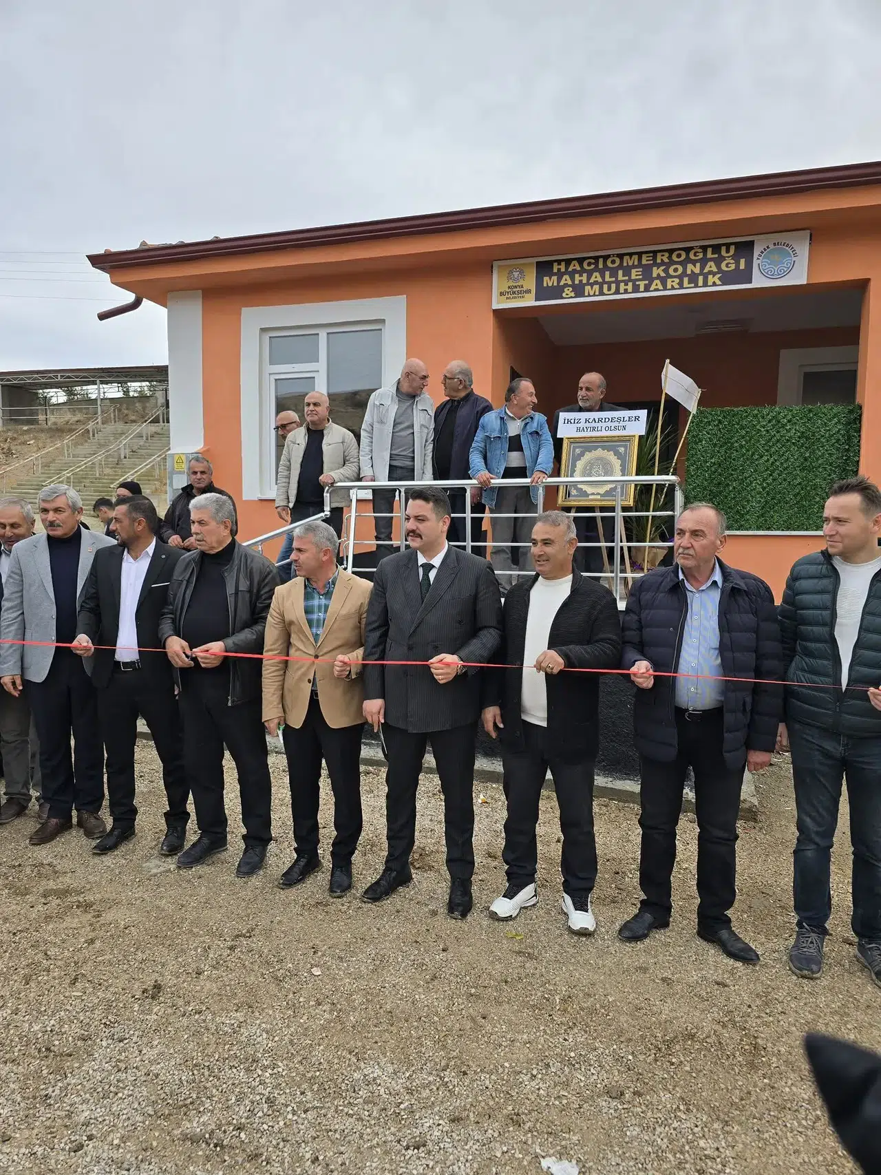 Konya'nın o ilçesinde mahalle konağı dualarla açıldı