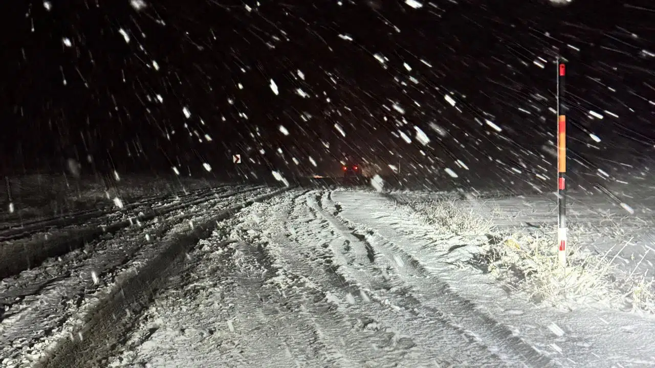 Konya’nın komşu ilinde kar yağışı başladı