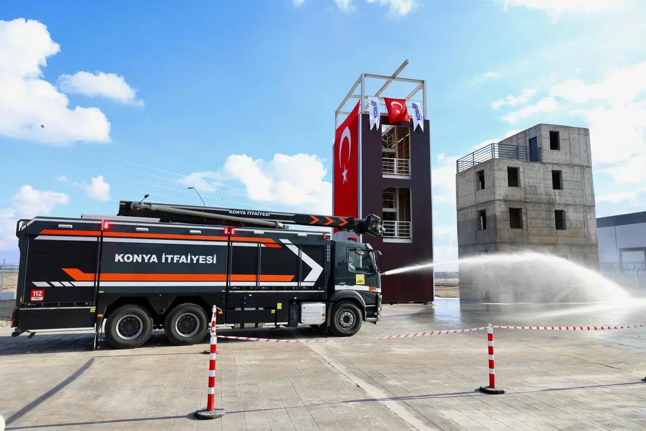 Konya’da gerçeğini aratmayan tatbikat: 84 personel ve 18 araç sahada!