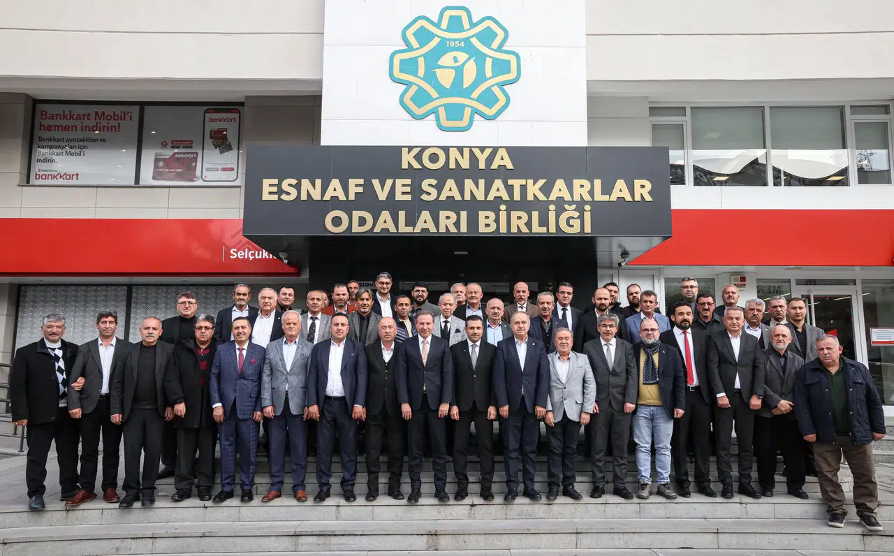 Konya esnafı için kritik görüşme! Konya esnafı şehrimizin ahlakıdır