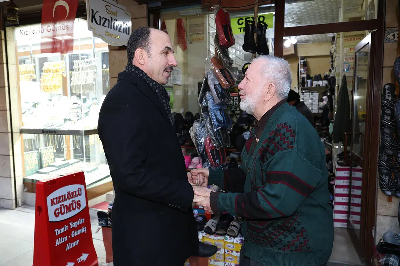 Konya’da Şeb-i Arus bereketi! Başkan Altay esnaflarla görüştü