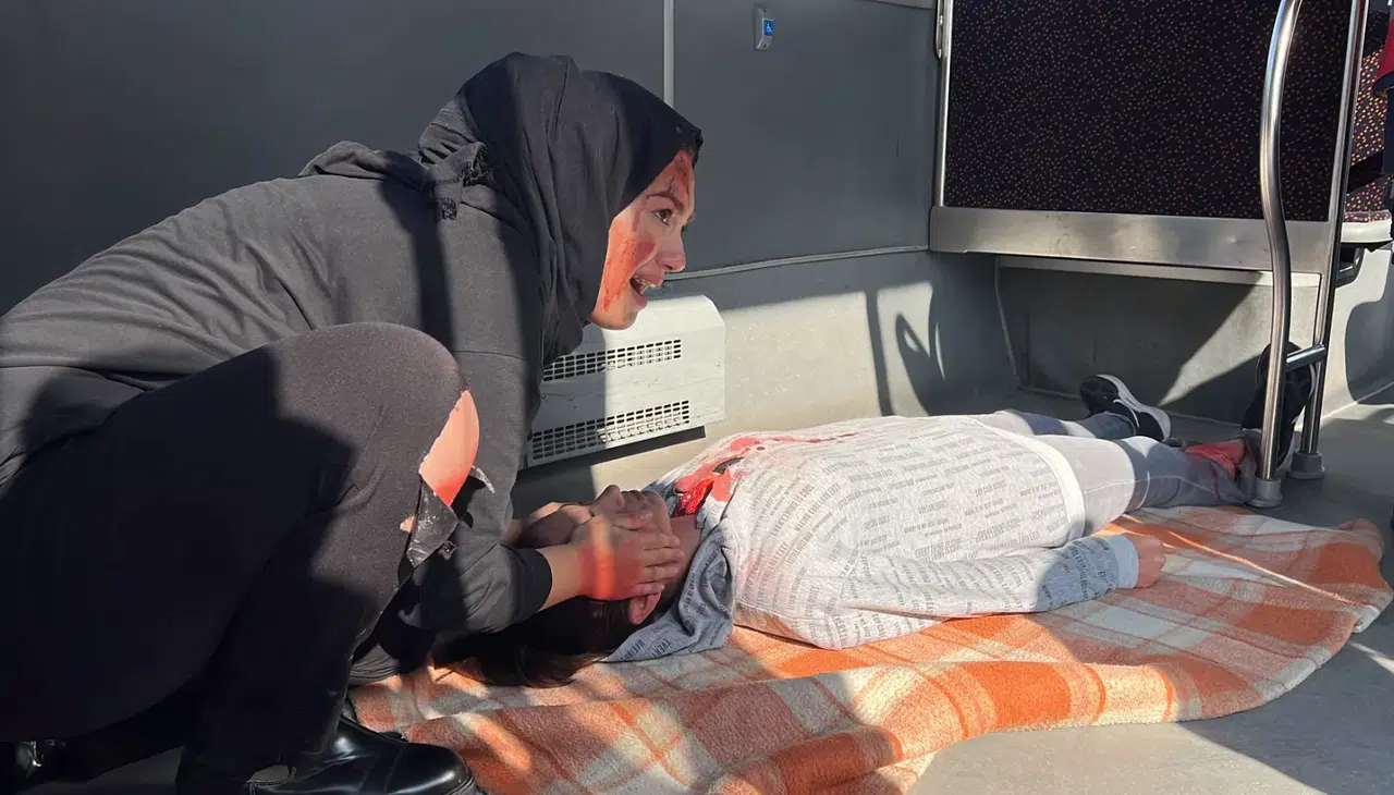 Konya'da gerçekleştirilen tatbikat gerçeğini aratmadı!