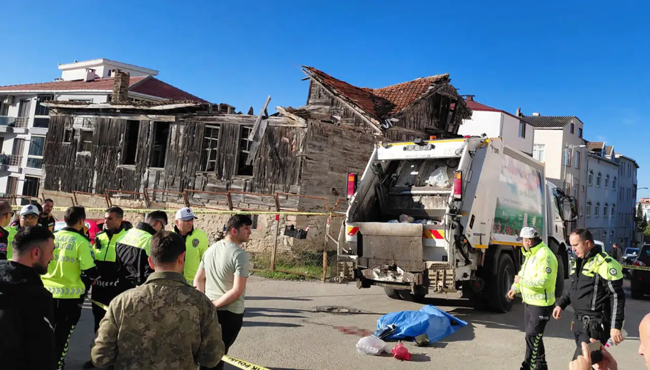 Konya'da belediye aracının çarptığı kadın kurtarılamadı