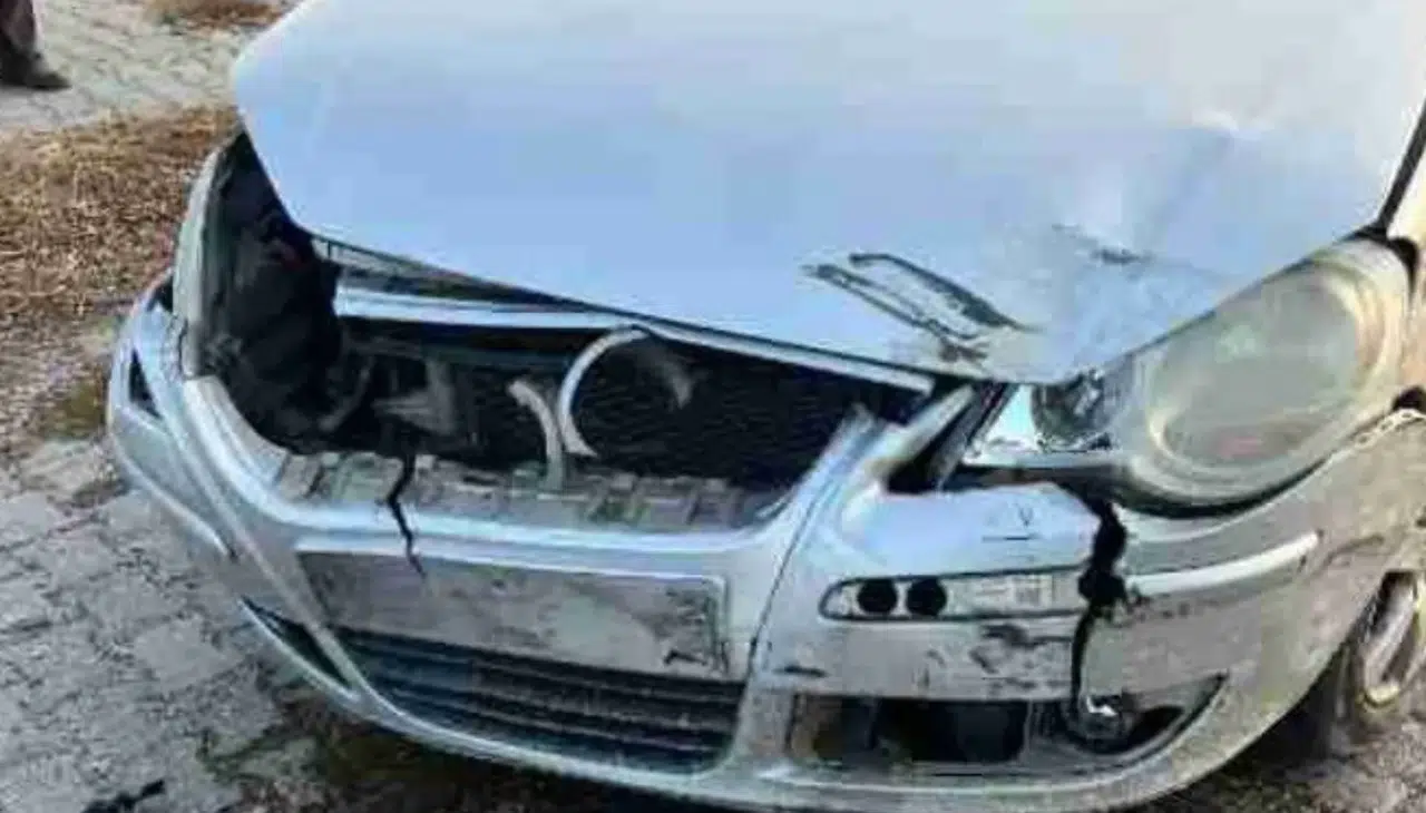 Konya'da kavşakta iki araç çarpıştı