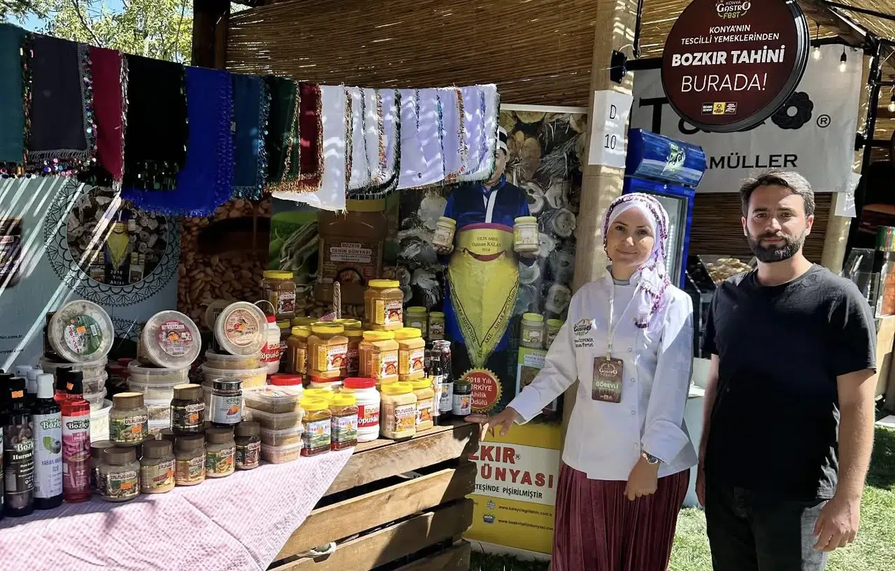 Bozkır lezzetleri GastroFest’te satılıyor! Tahin satışı başladı