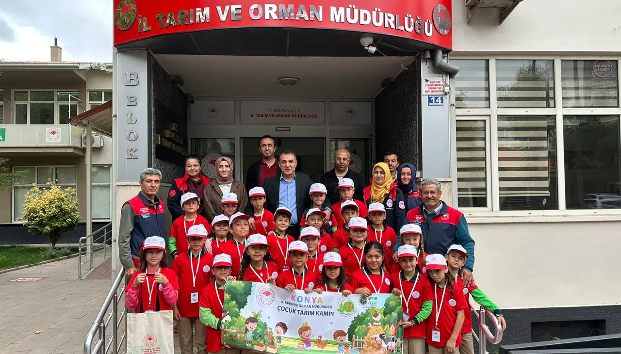 Konya'da Minik Öğrencilere Doğayla İç İçe Eğitim