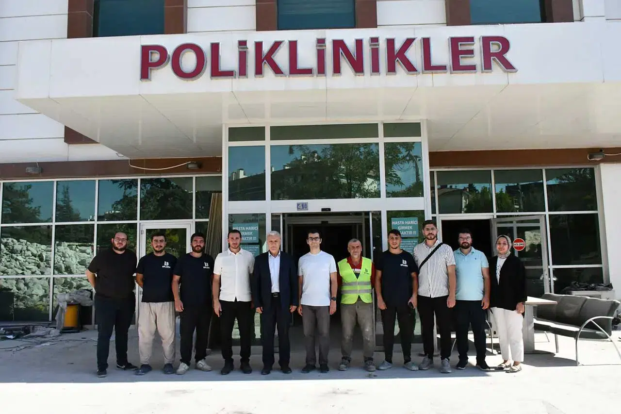 Konya'daki hastanede tadilat çalışması! Başkandan yerinde inceleme