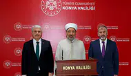 Konya Valisi Akın, Diyanet Başkanı Arpaguş’u makamında ağırladı