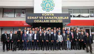 Konya esnafı için kritik görüşme! Konya esnafı şehrimizin ahlakıdır