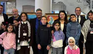 Konya’da Gazzeli çocukların eserleri büyük ilgi gördü
