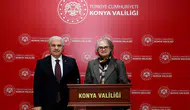 Konya’da diplomasi rüzgarı: Üç büyükelçi Vali Akın’ı ziyaret etti