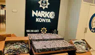 Konya'da iki ayrı operasyon! Çok sayıda uyuşturucu madde ele geçirildi