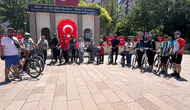 Konya'da pedallar şehitler için çevrildi