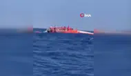 İşte o anlar! Girne açıklarında katamaran tipi yolcu gemisi battı
