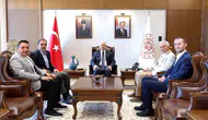 Yeni Valilik binasında ilk buluşma! Konyalı ticaret adamları Vali ile görüştü